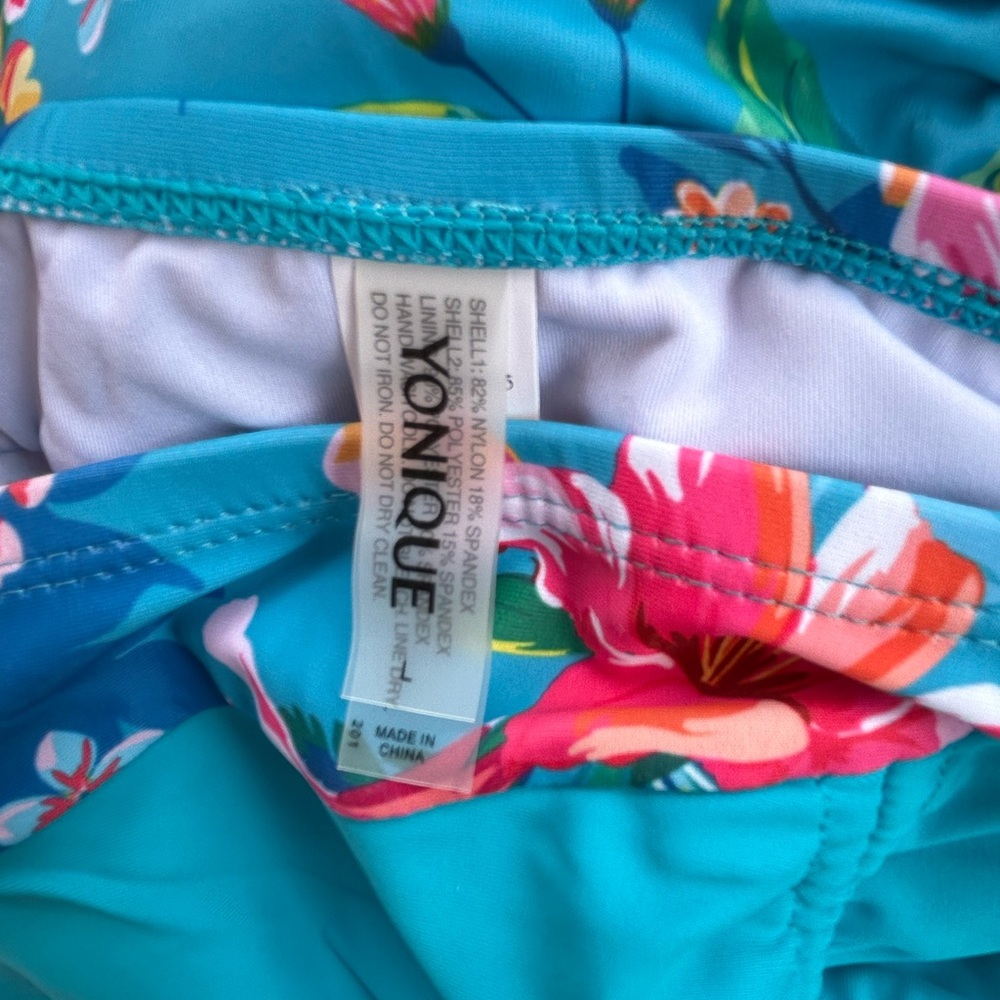 NWT Yonique Floral Tankini Swimwear - Picture 9 of 15
